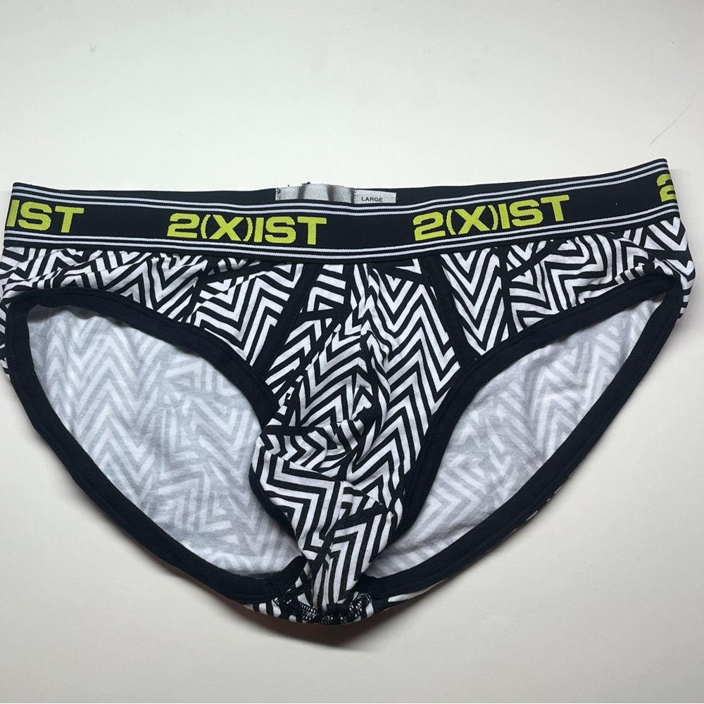 2xIST Black and White Patterned Briefs